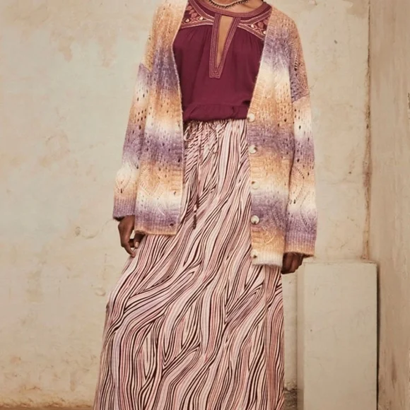 NWT NEKANE | $208 Marjani Chunky Oversized Ombré Cardigan - Picture 2 of 4